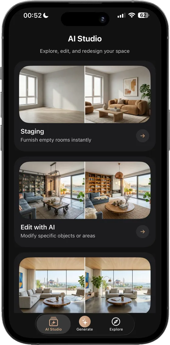Deqor app screen