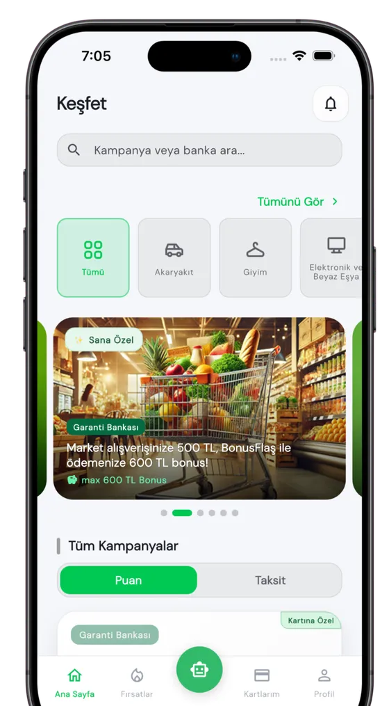 HarcaKazan app screen